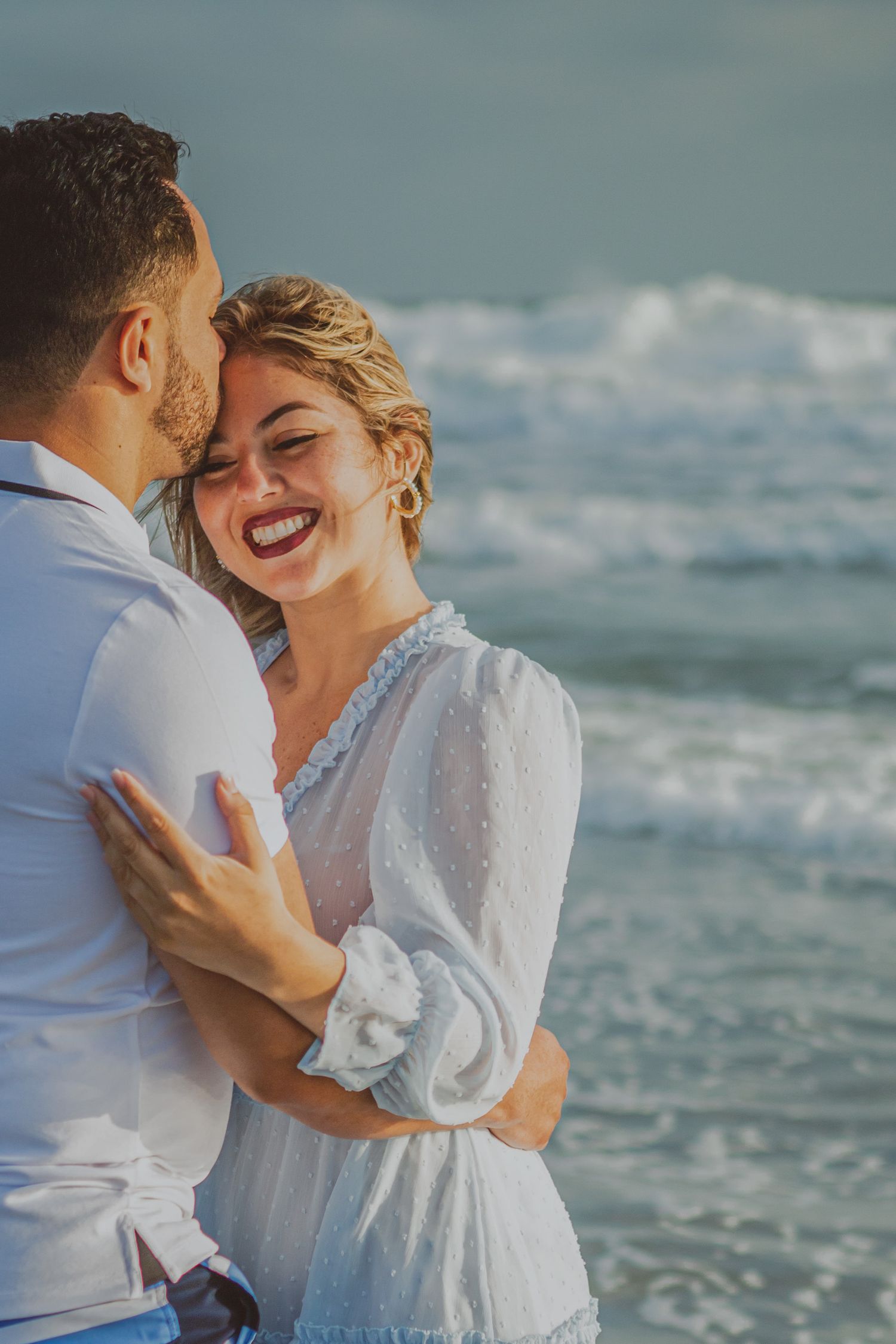 Pareja en la playa