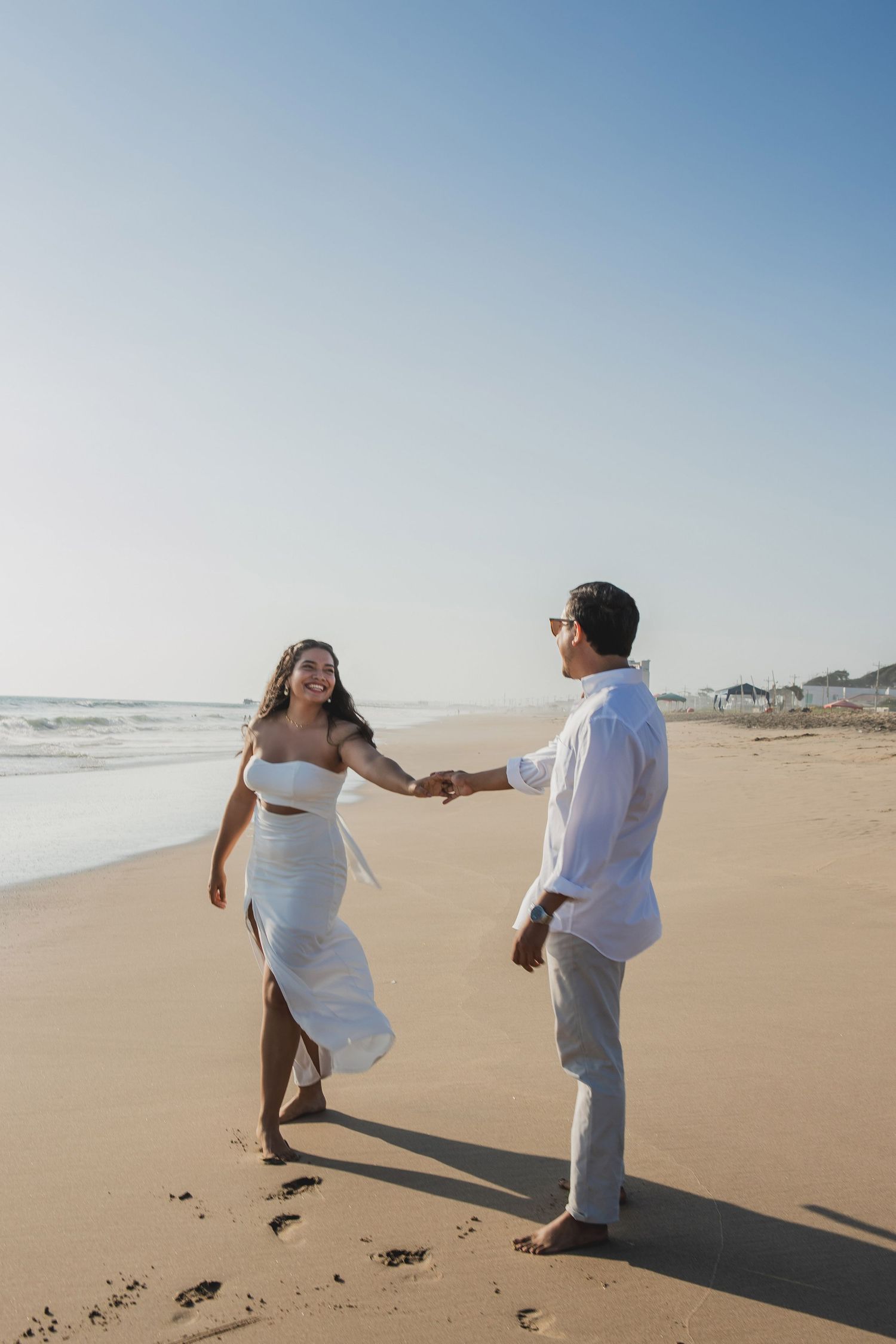 pareja en la playa
