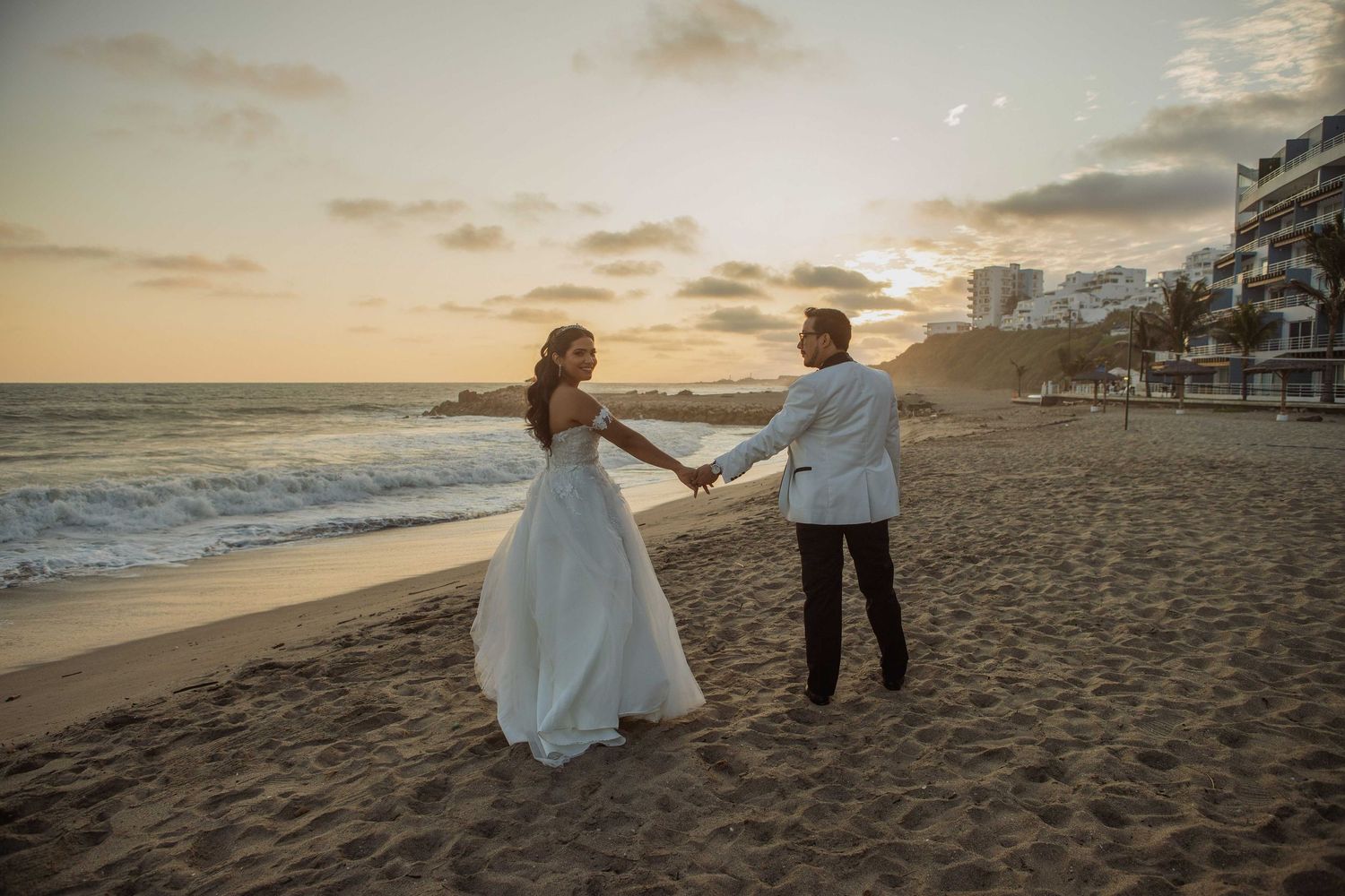 Pareja en la playa