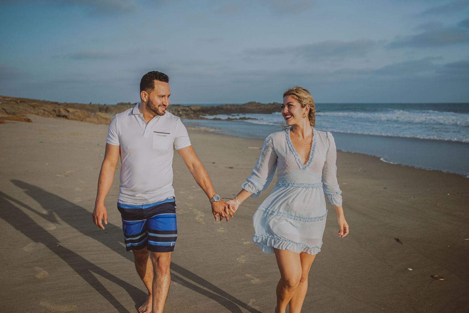 Pareja en la playa