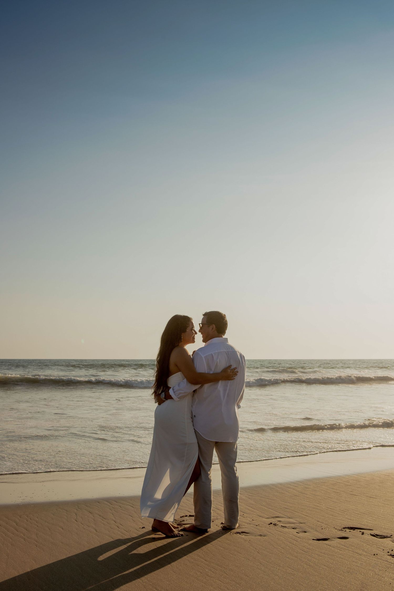 Pareja en la playa