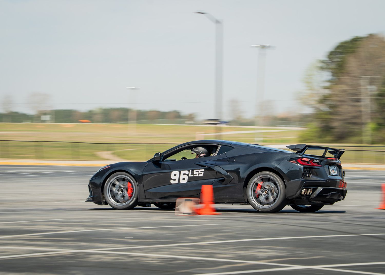 Women's Day Autocross at Echo Park Speedway. Corvette women driven.