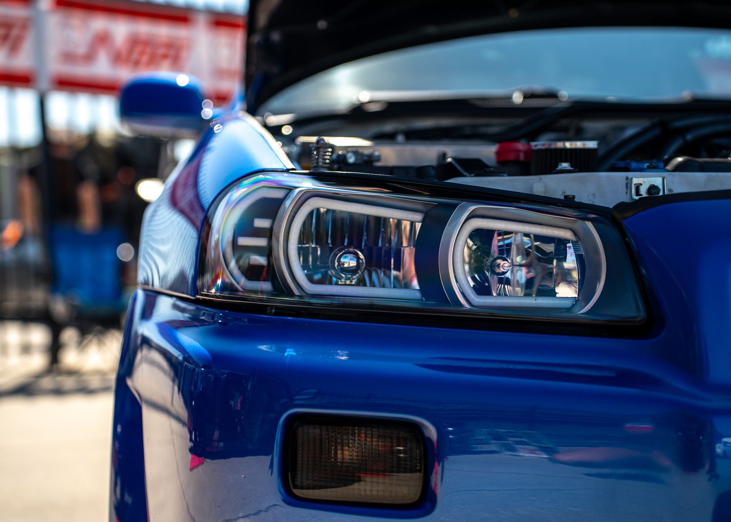 Nissan GTR Show Car Photography at Nopi Nationals at Echo Park Speedway Atlanta Motor Speedway