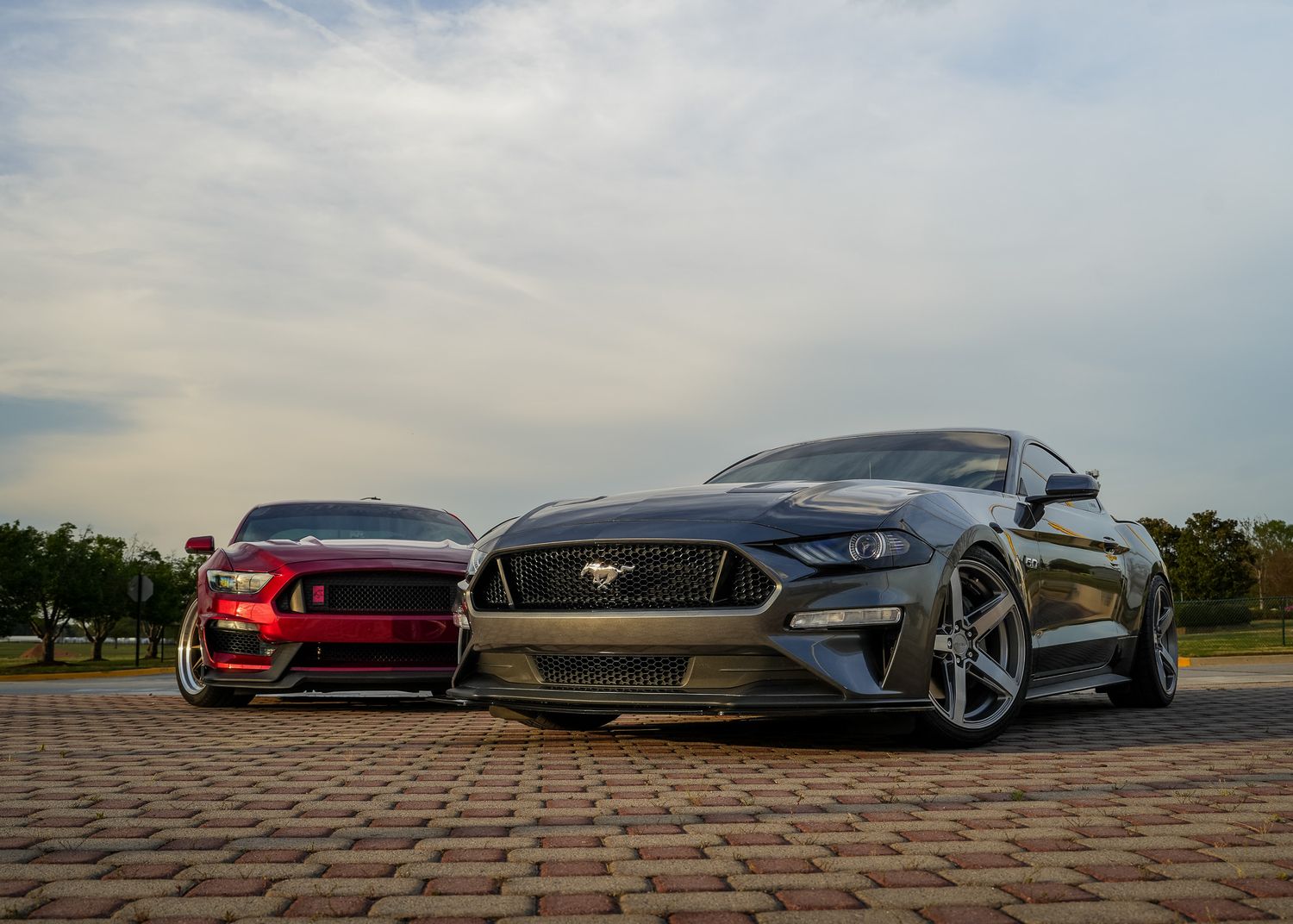 Two Mustangs Automotive Photography