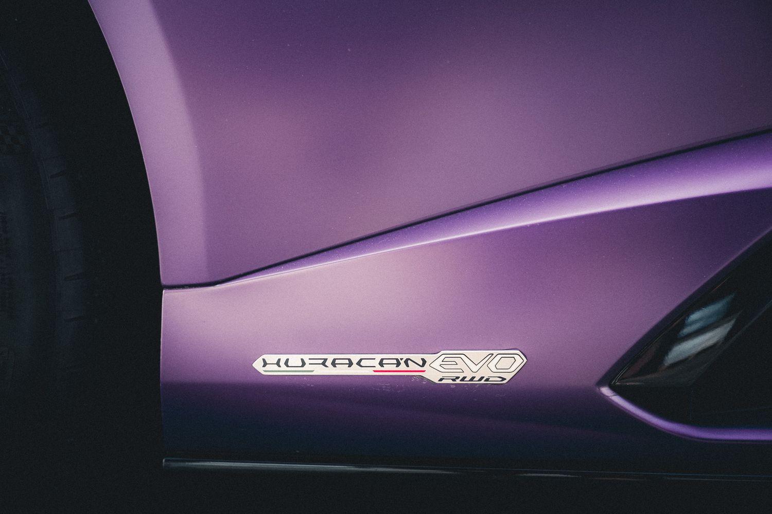Purple Lamborghini Car Photography at GAS ATL car show