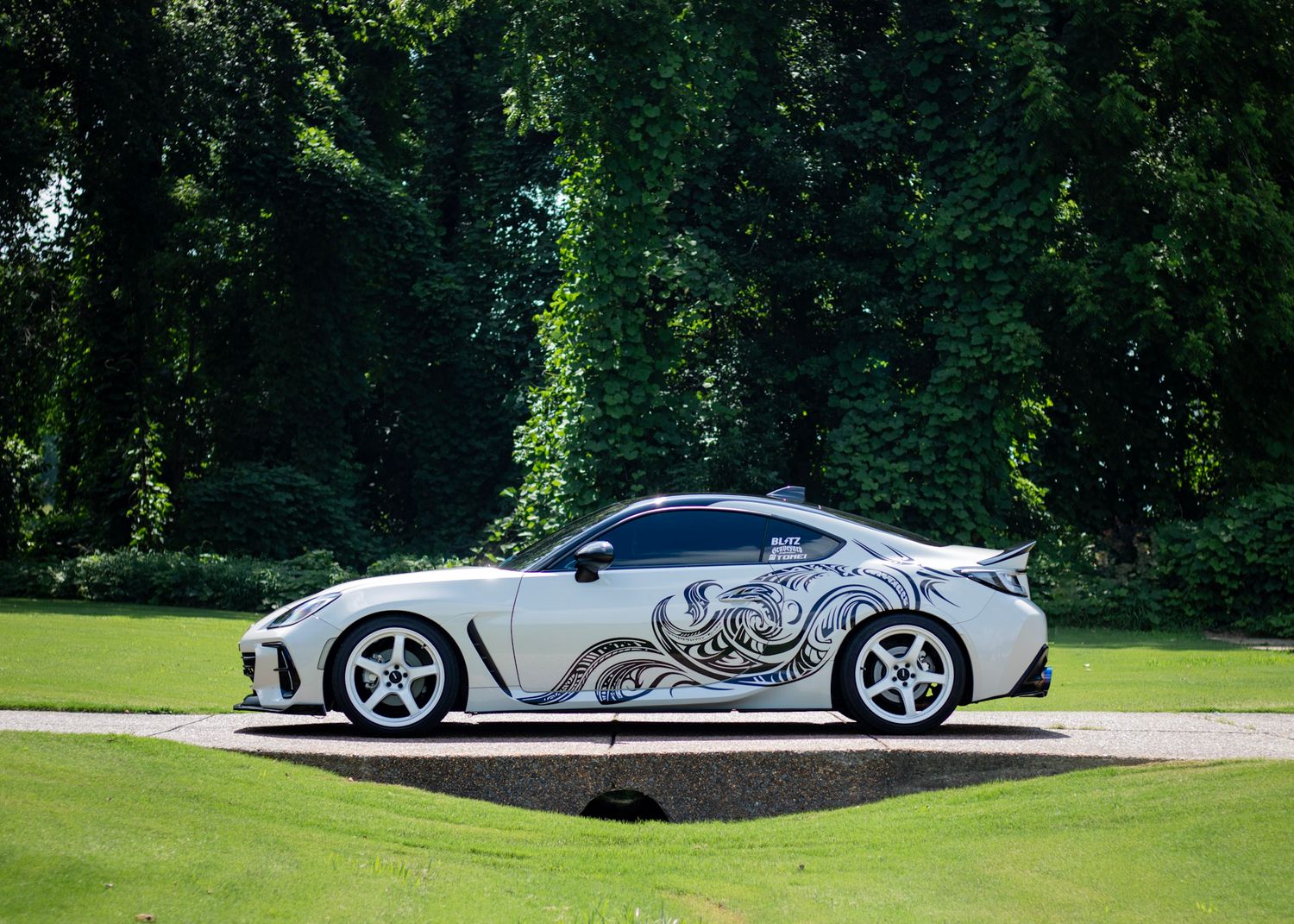 White GR86 car in MS