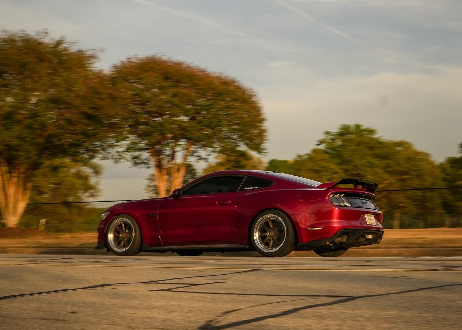Red Mustang Rollers in Atlanta