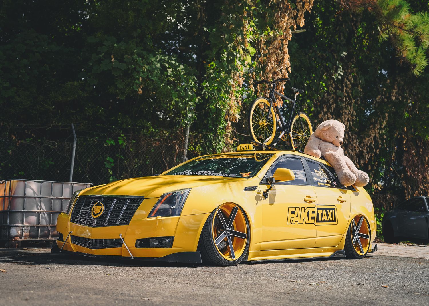 Yellow Taxi Car Photography at GAS ATL car show