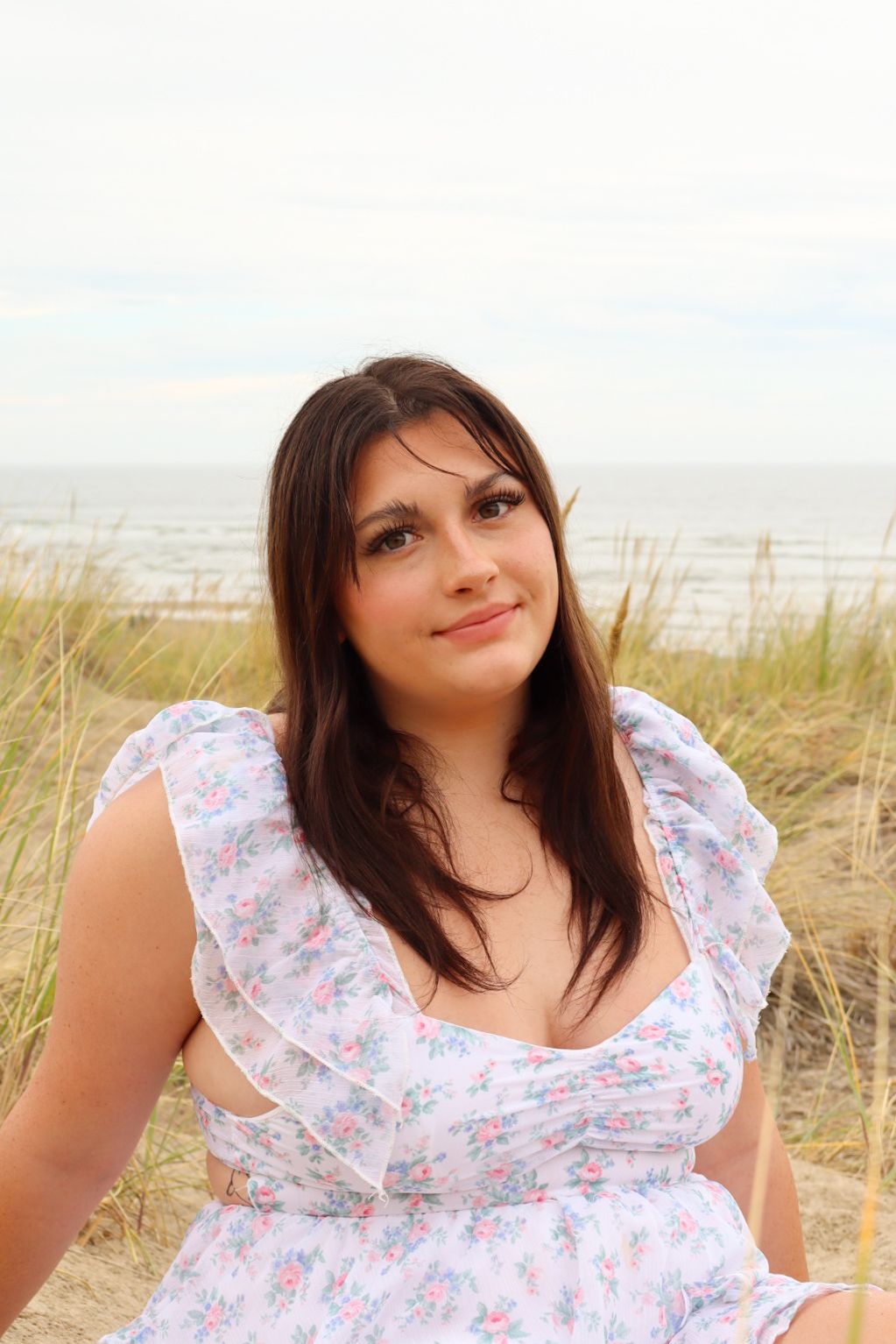 oregon coast senior photo shoot
