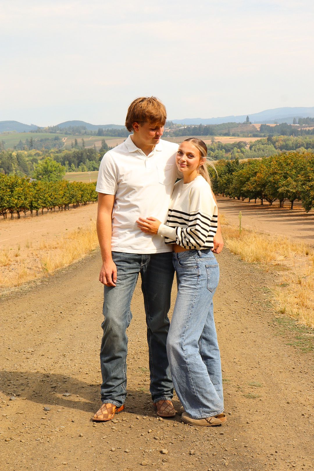 outdoor western couple photos