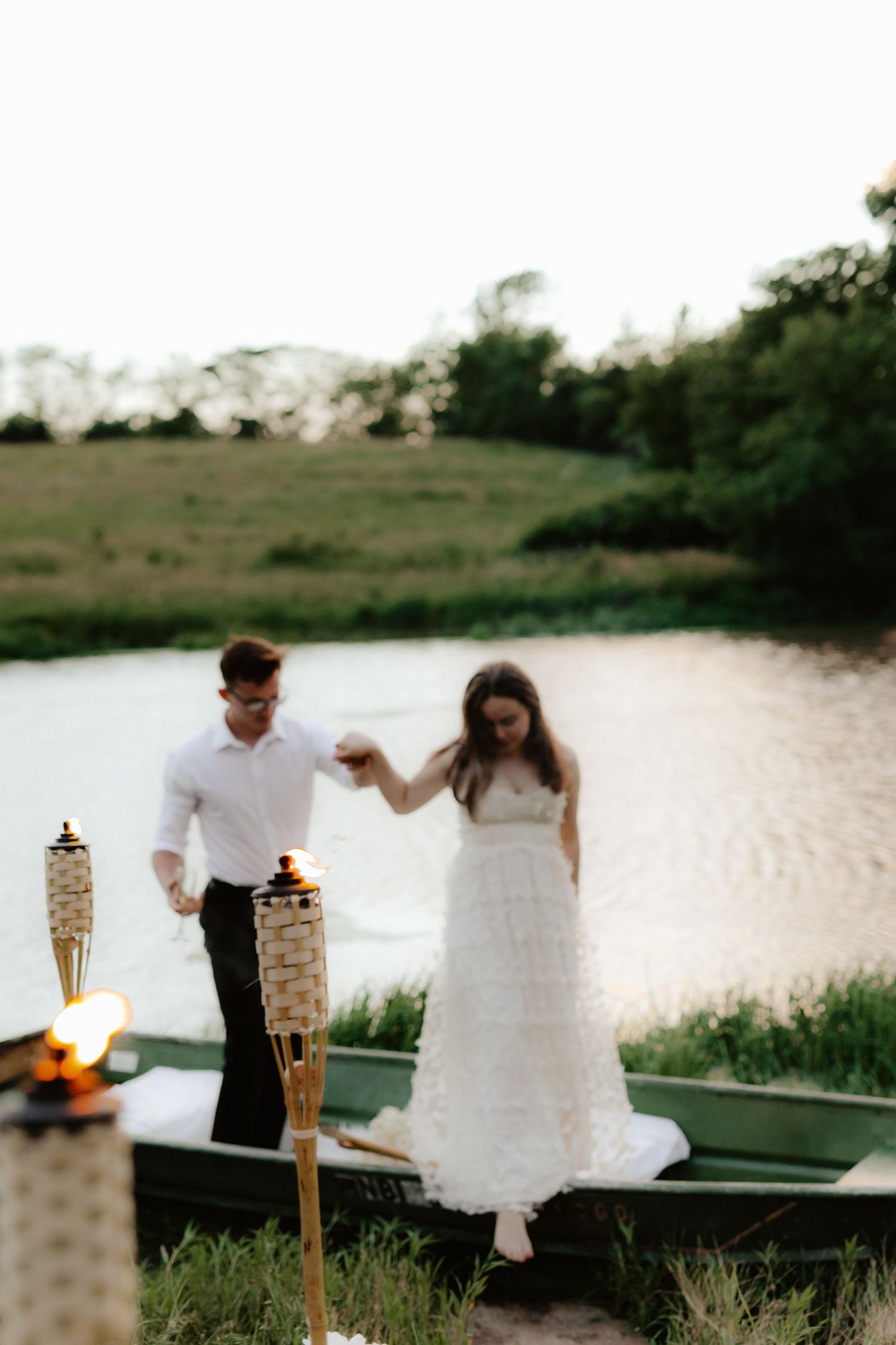 Sunset proposal photos at pond in lincoln nebraska, lincoln nebraska engagement photographer, proposal photo ideas