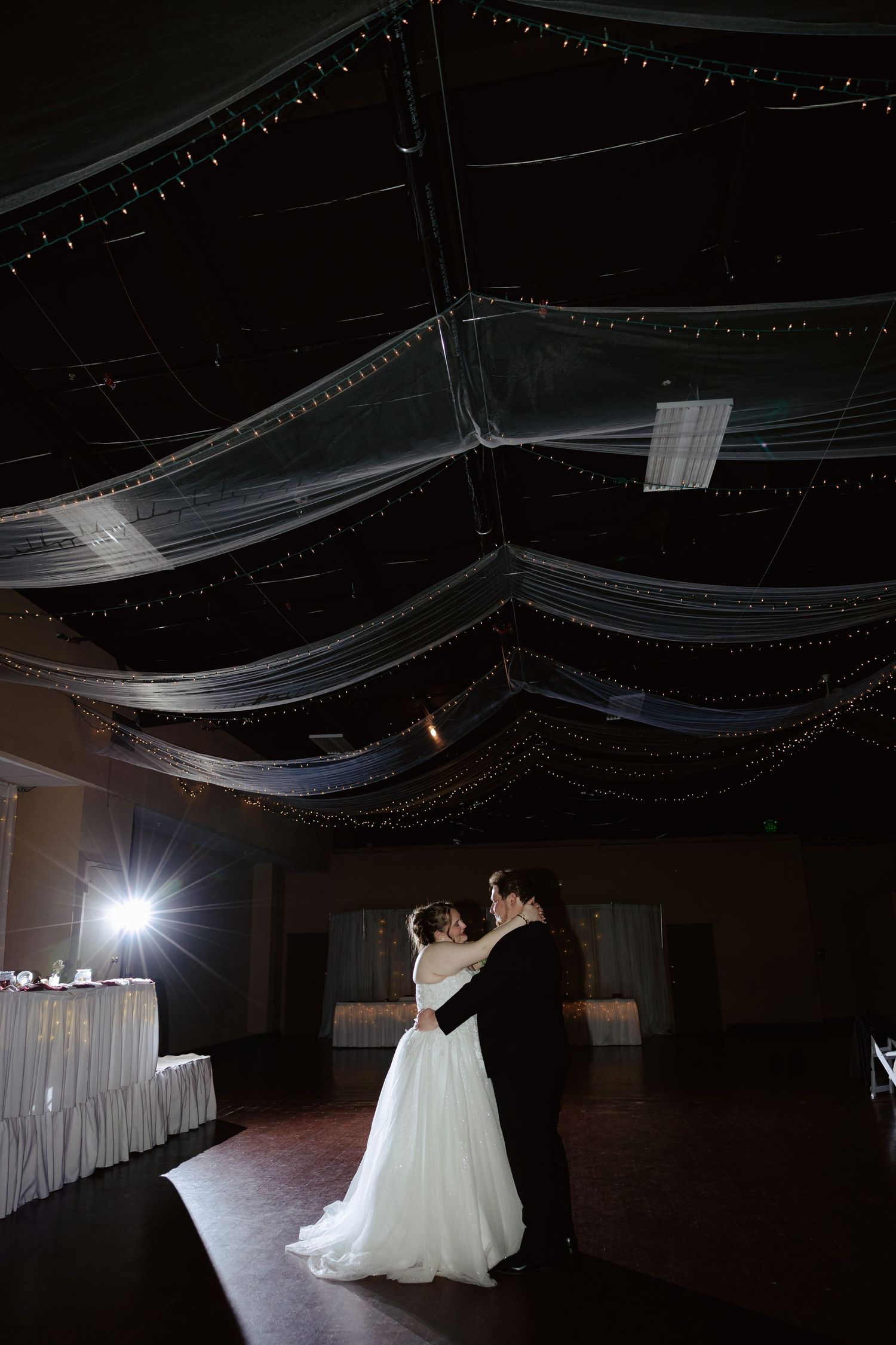 Wedding reception at Park Centers Banquet Hall in Lincoln, Nebraska.