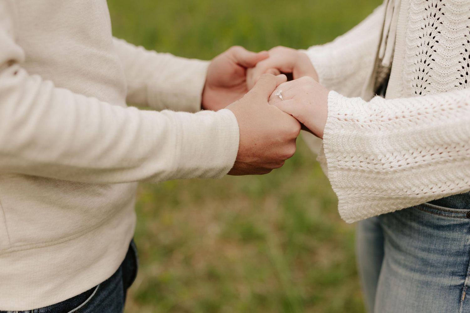 Engagement photography at Pioneers Park in Lincoln, NE. Romantic outdoor session with natural light, perfect for Nebraska couples