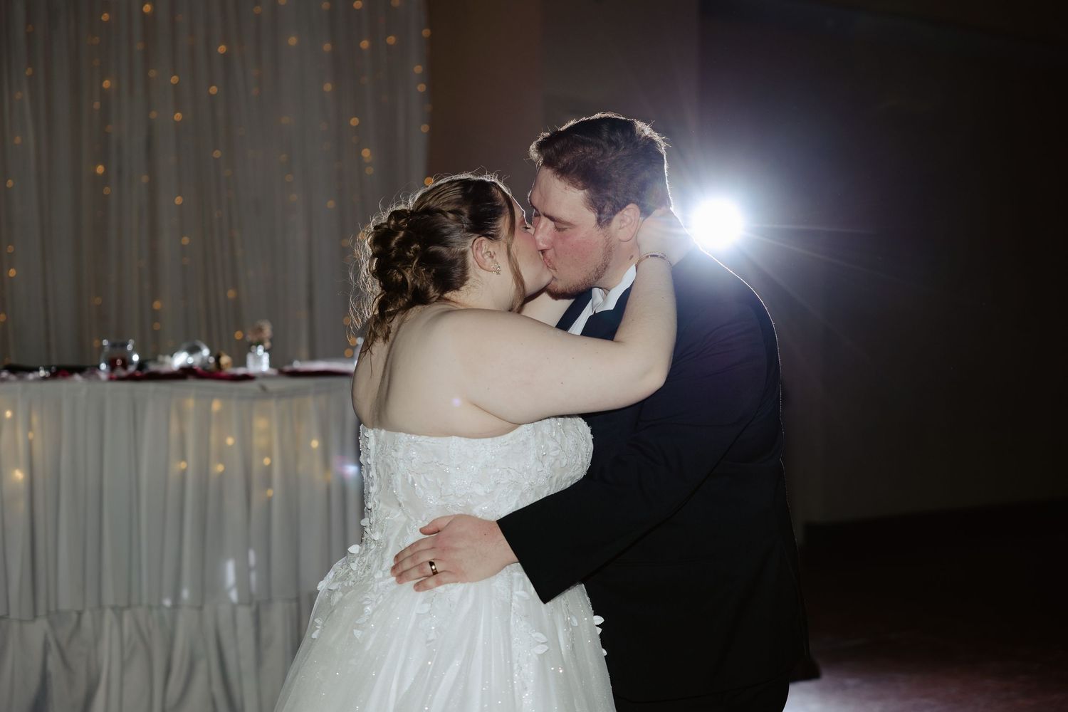 Wedding reception at Park Centers Banquet Hall in Lincoln, Nebraska.