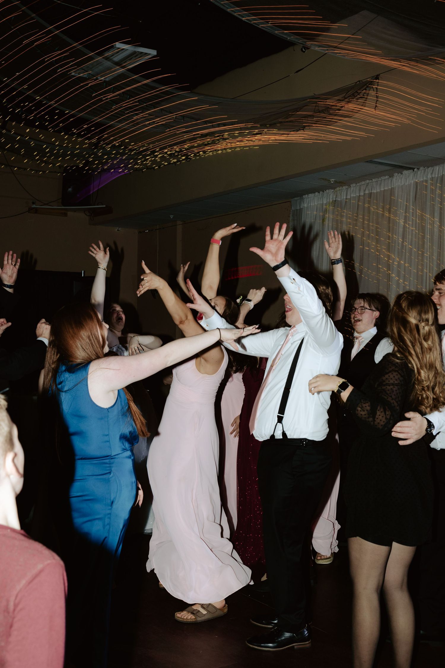 Wedding reception at Park Centers Banquet Hall in Lincoln, Nebraska.