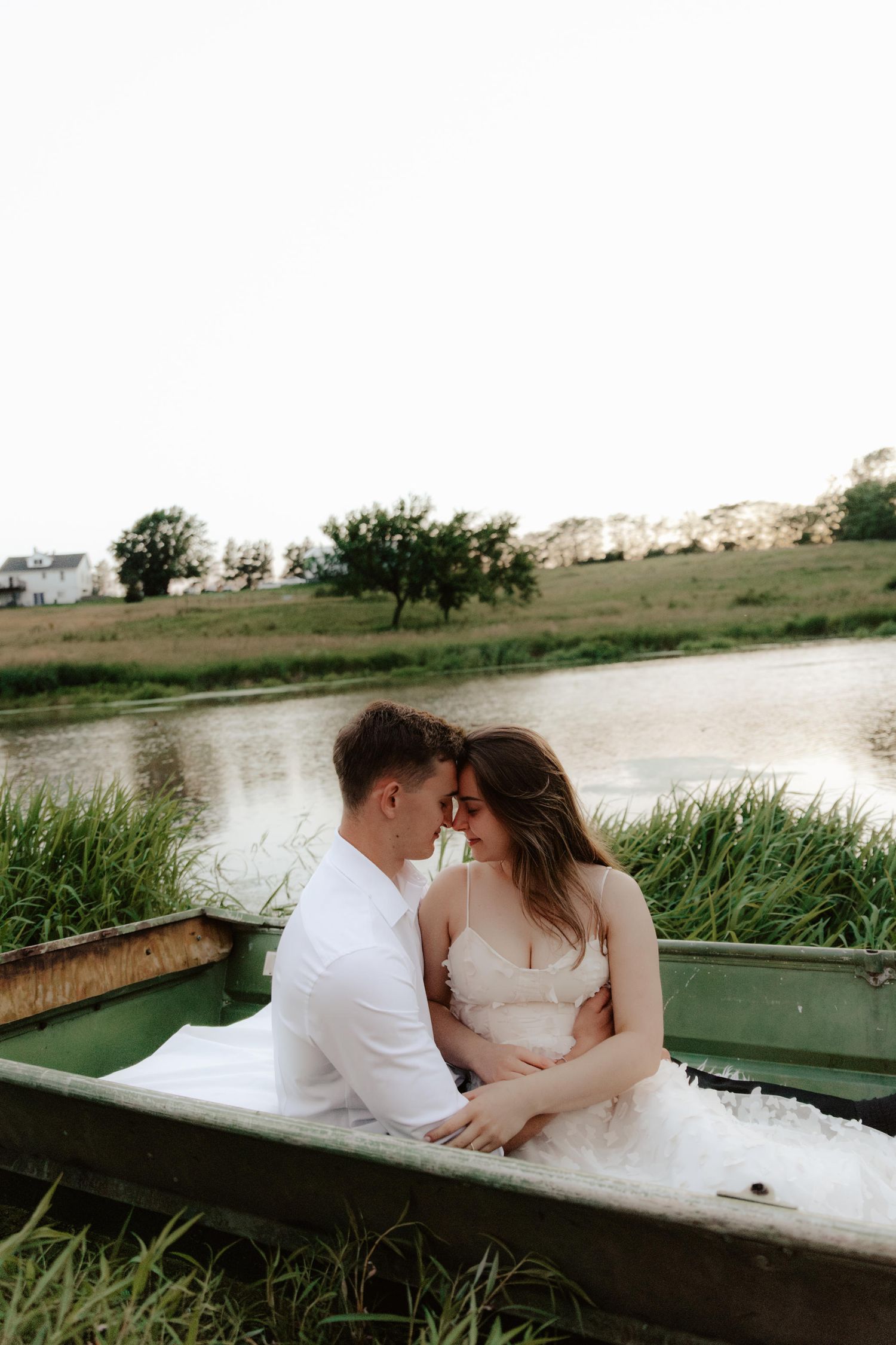Sunset proposal photos at pond in lincoln nebraska, lincoln nebraska engagement photographer, proposal photo ideas