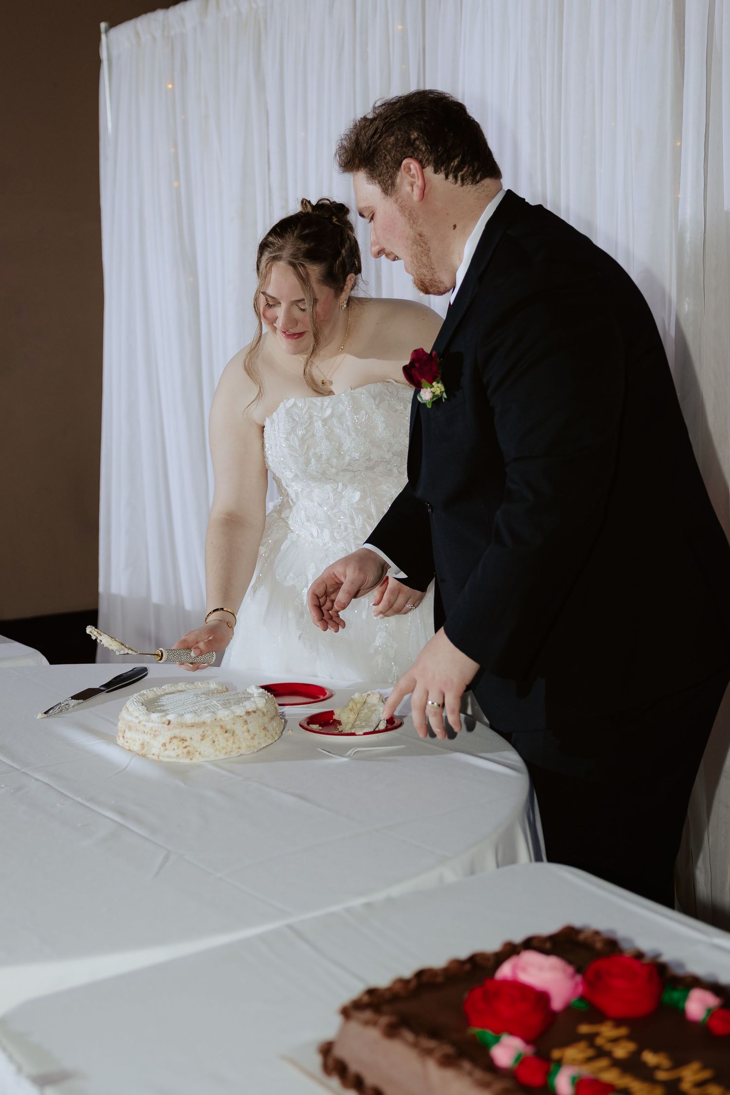 Wedding reception at Park Centers Banquet Hall in Lincoln, Nebraska.