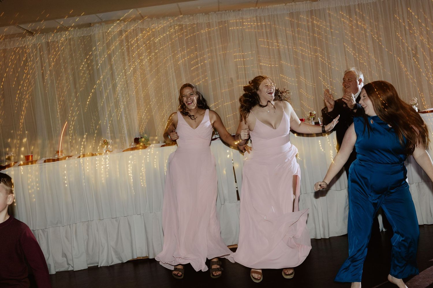 Wedding reception at Park Centers Banquet Hall in Lincoln, Nebraska.