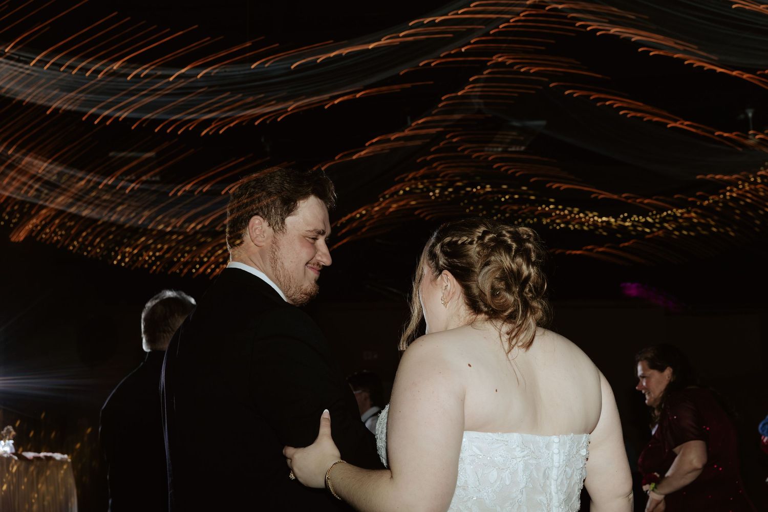 Wedding reception at Park Centers Banquet Hall in Lincoln, Nebraska.