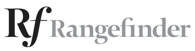 Rangefinder magazine logo in elegant black typography.