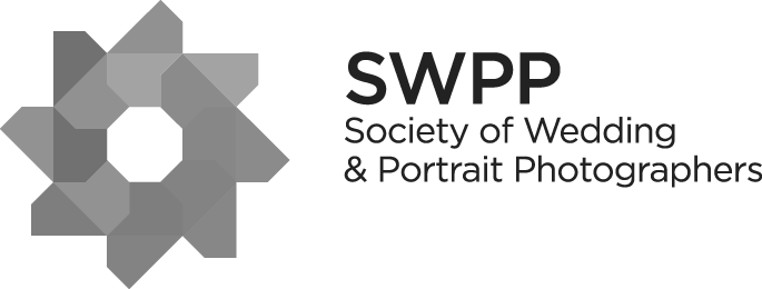 SWPP Society of Wedding and Portrait Photographers logo in modern geometric design.