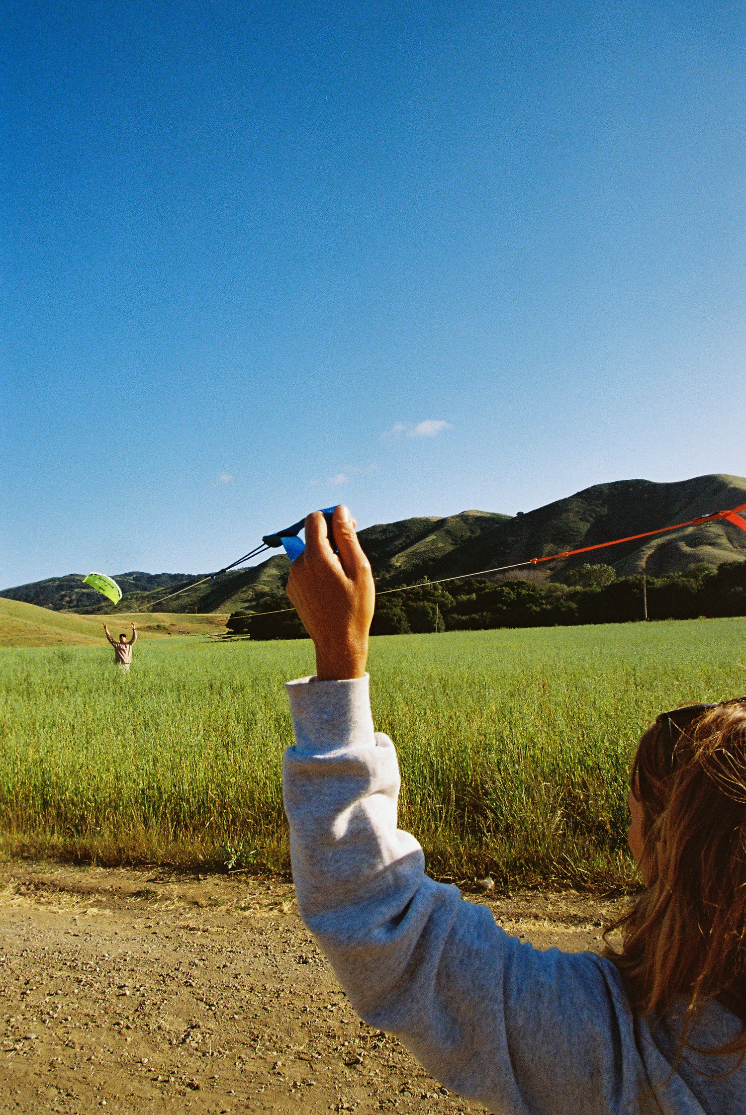 Learning to fly a kite