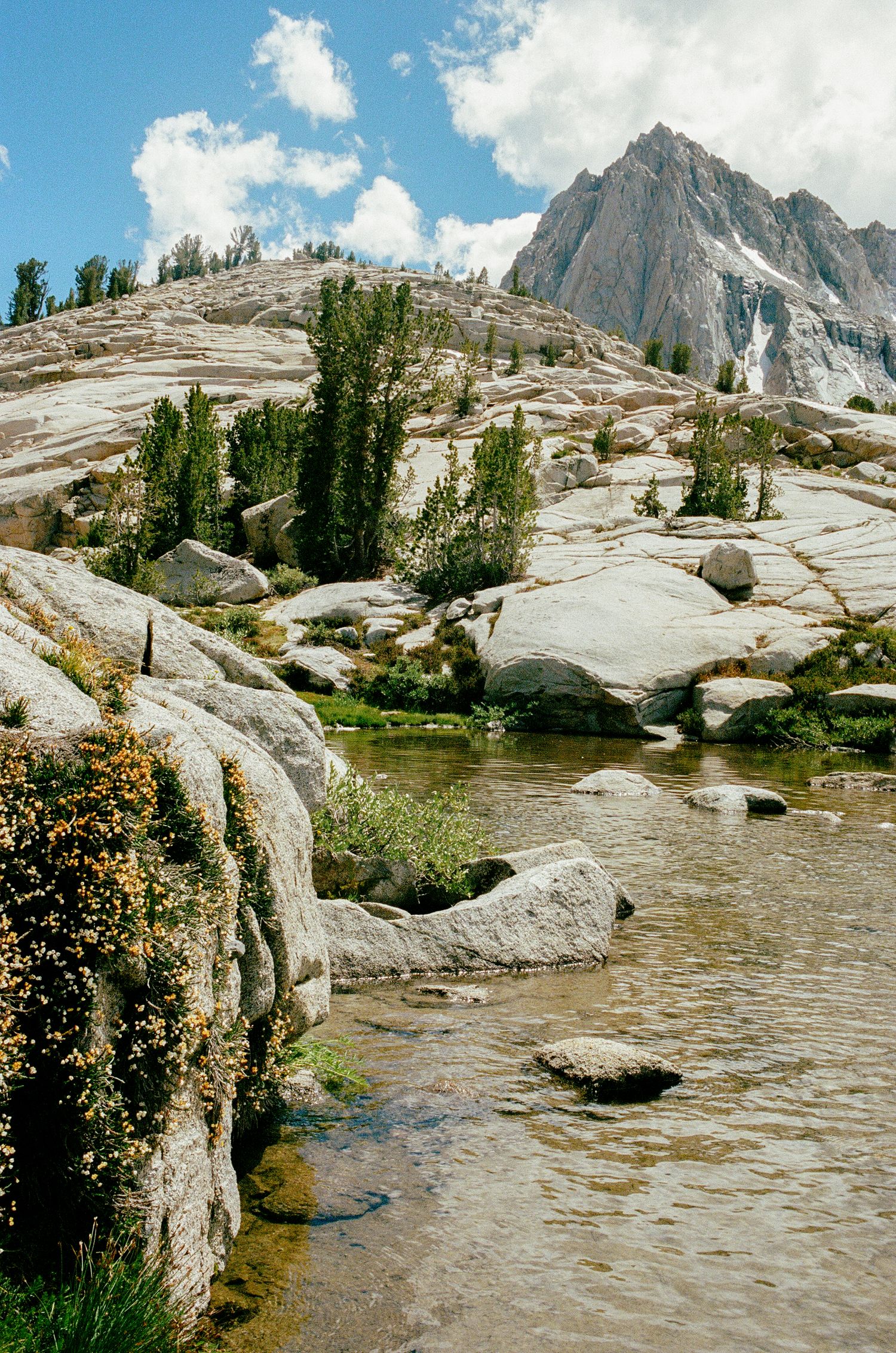 Stunning towering mountain in the Eastern Sierras, California