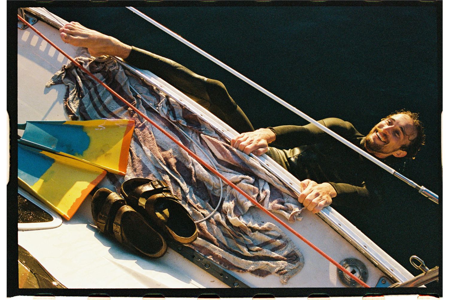 Climbing aboard a boat full of fun
