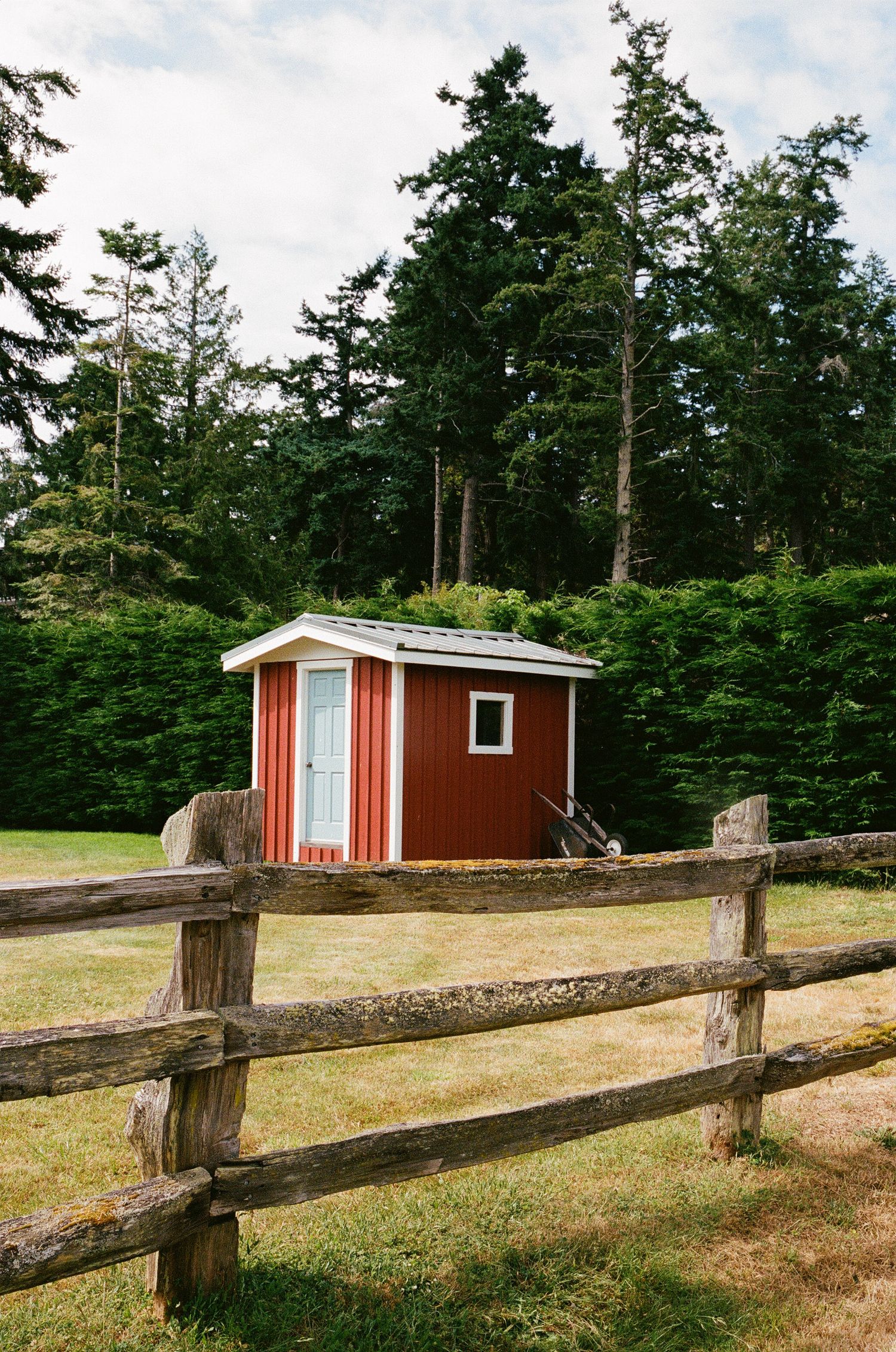 A particularly beautiful shed on San Juan Island