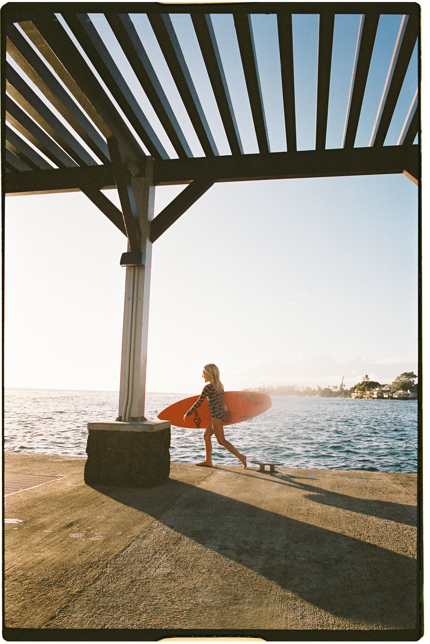 A little surfer girl