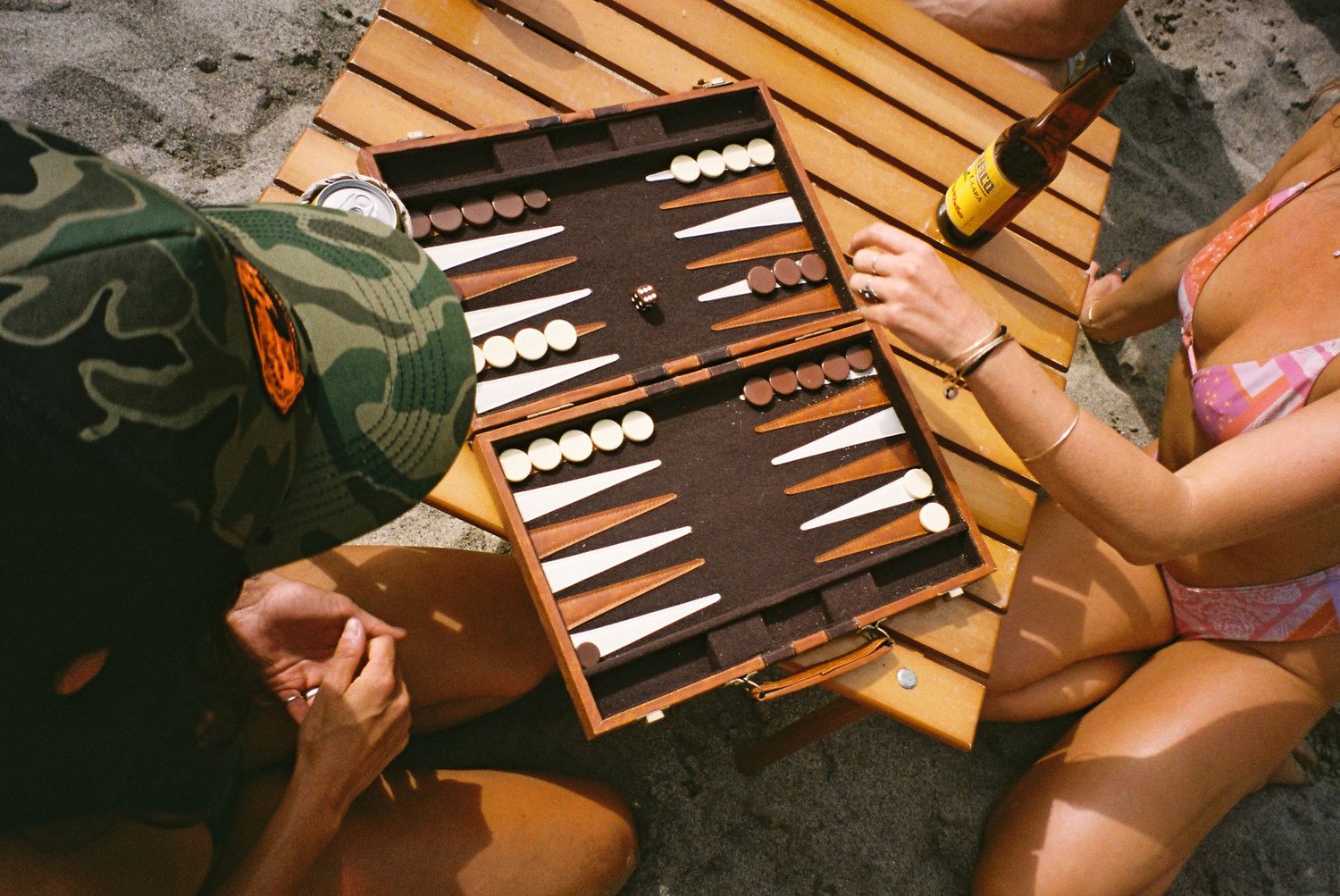 Backgammon by the river