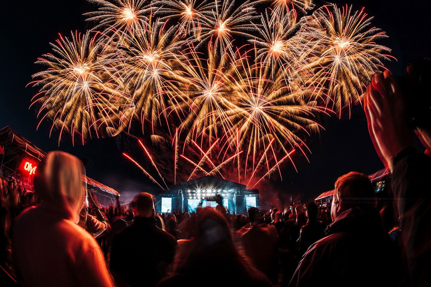 pyrotechnics, fireworks, Martin Garrix