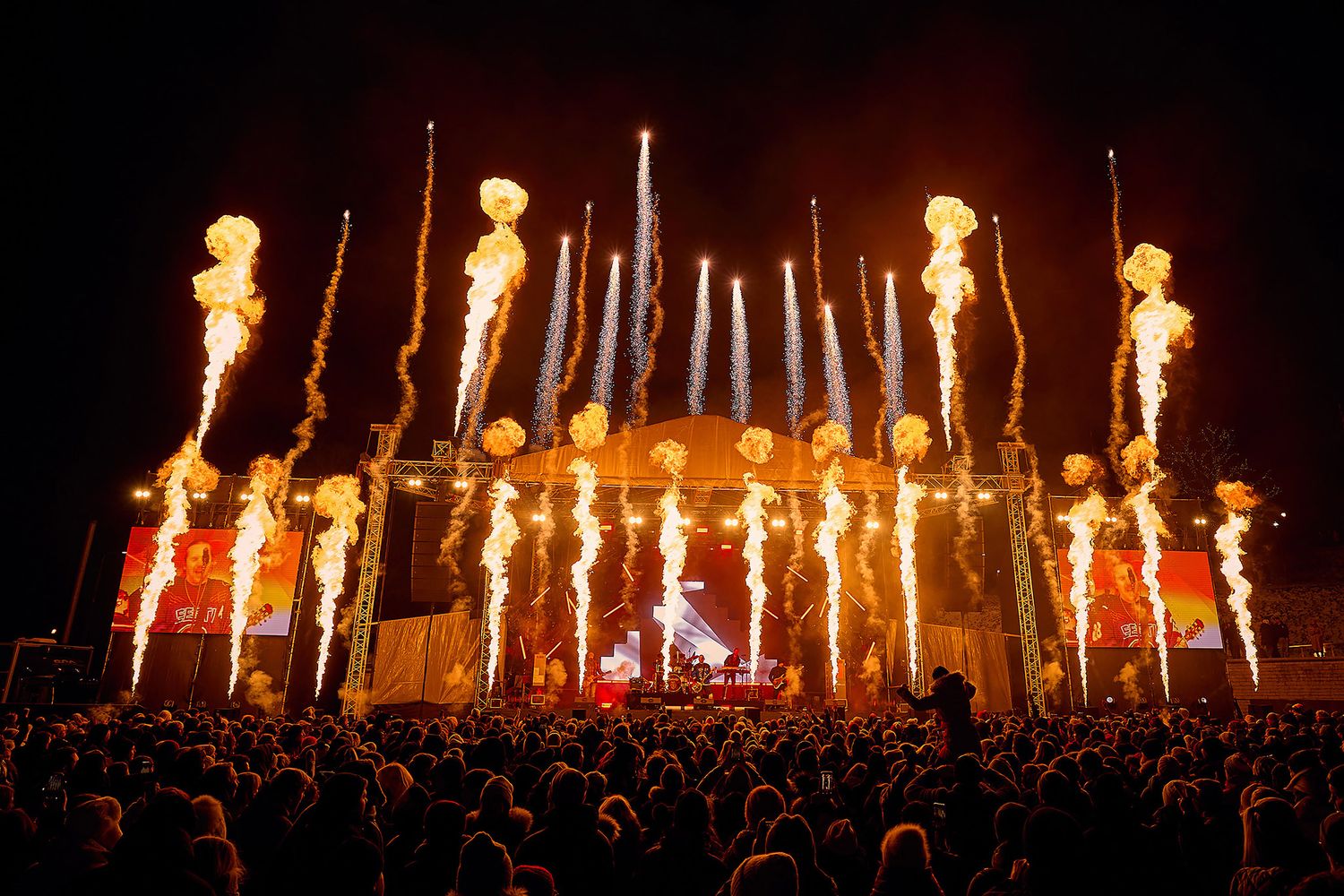 pyrotechnics, SFX, flames, hellfire, Terminaator