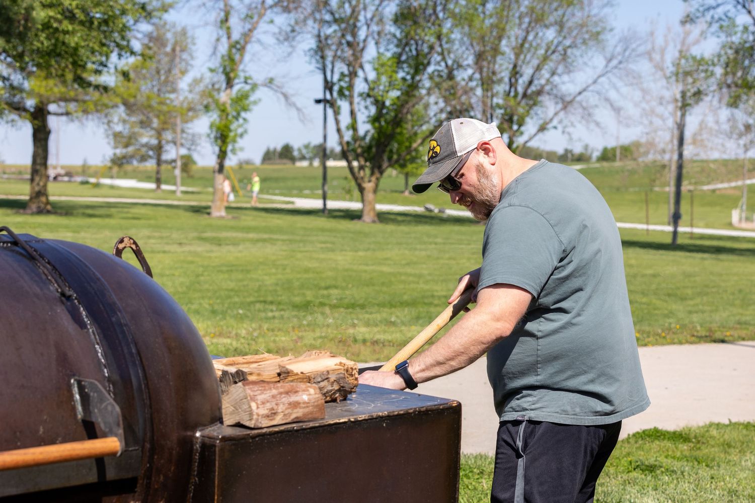 smoking pork during smoke your butt off bbq