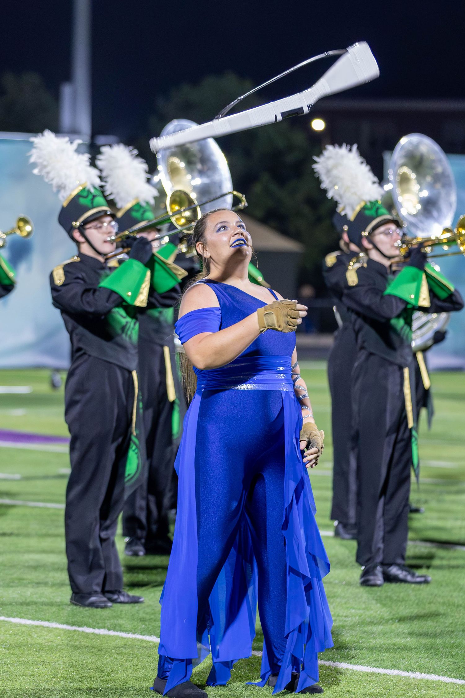 Gretna guard performing during NSBA