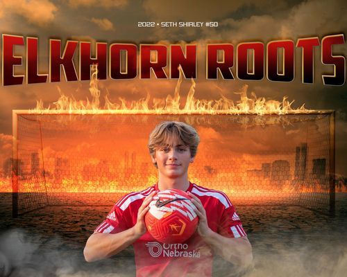 Elkhorn Roots soccer club senior portrait