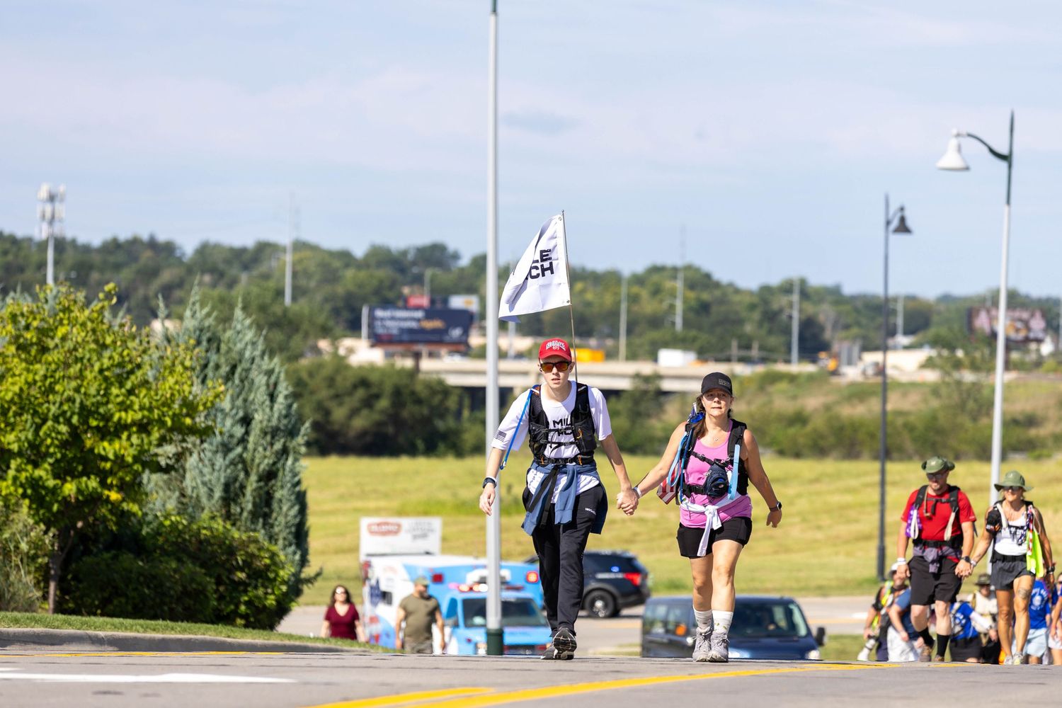 50 mile march marchers 2025