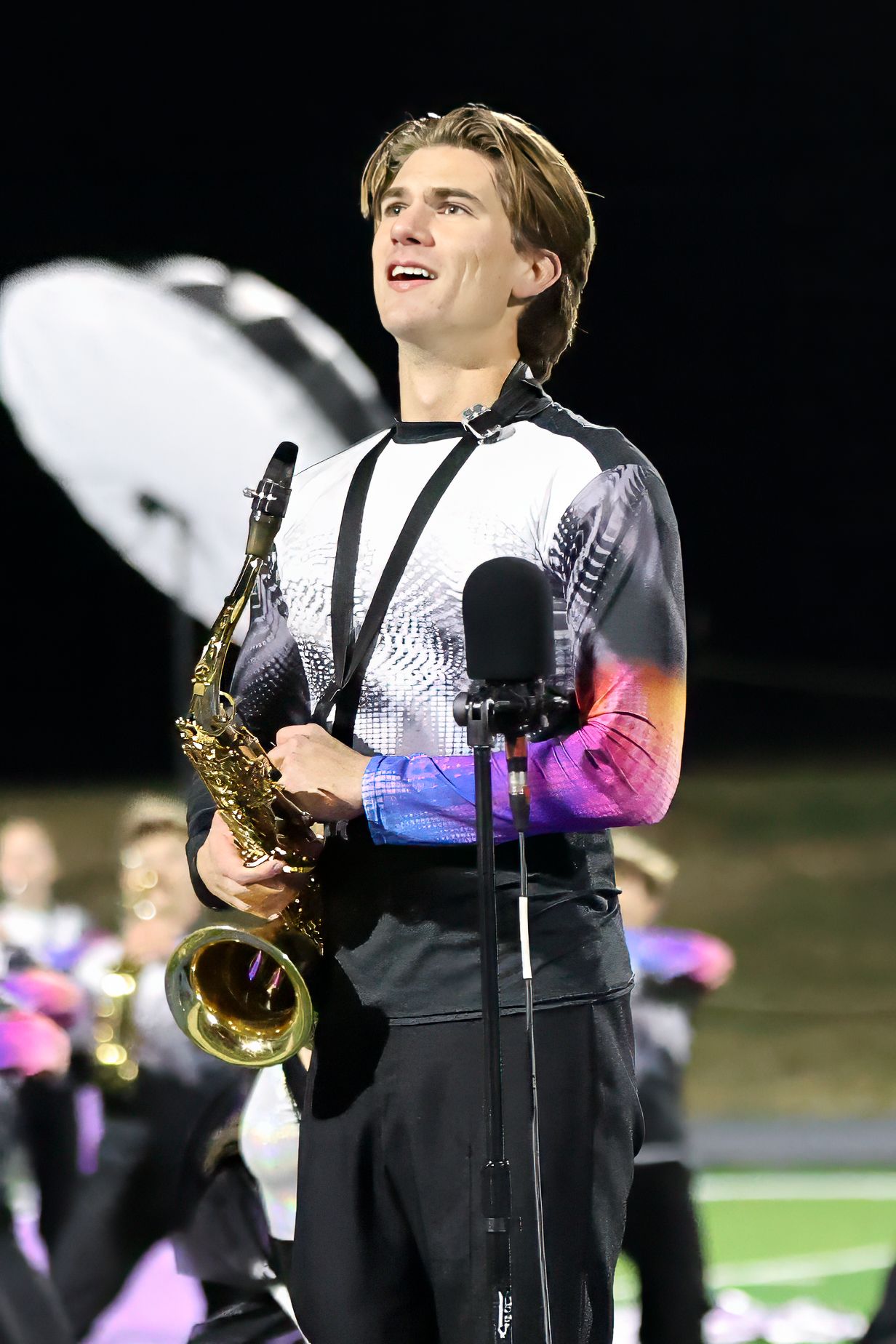 Denne from Papio South playing solo during NSBA