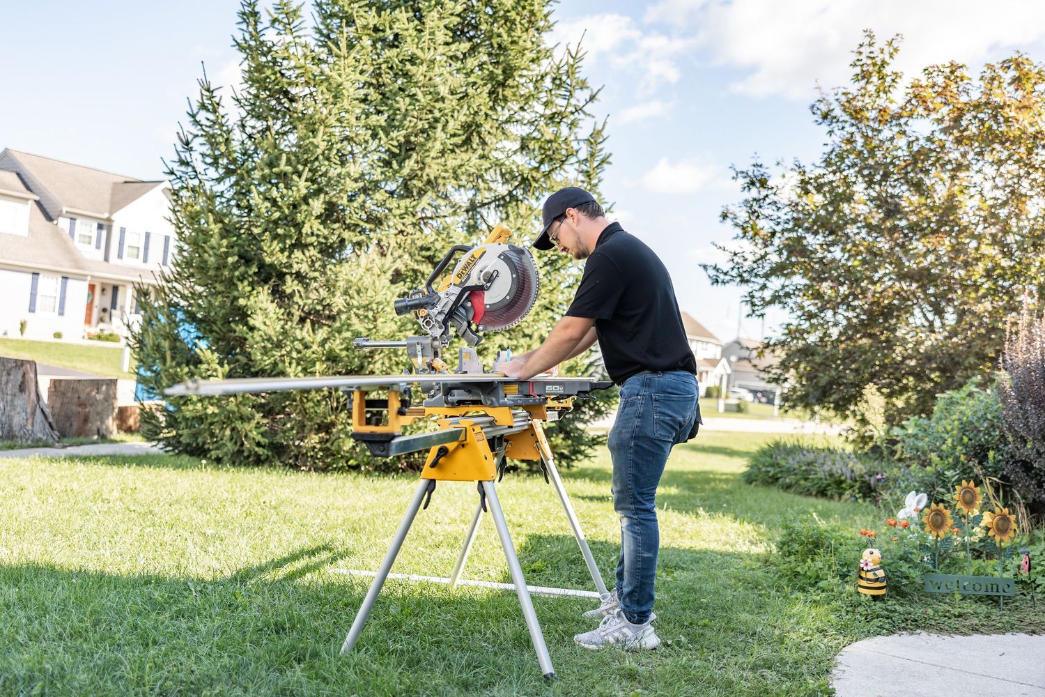 Outdoor photography session setup with camera equipment on tripods.