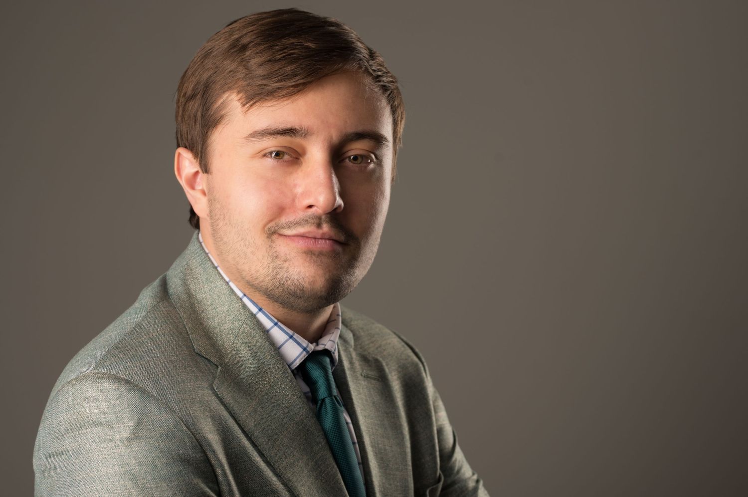 Entrepreneur headshot for business website in Madison WI