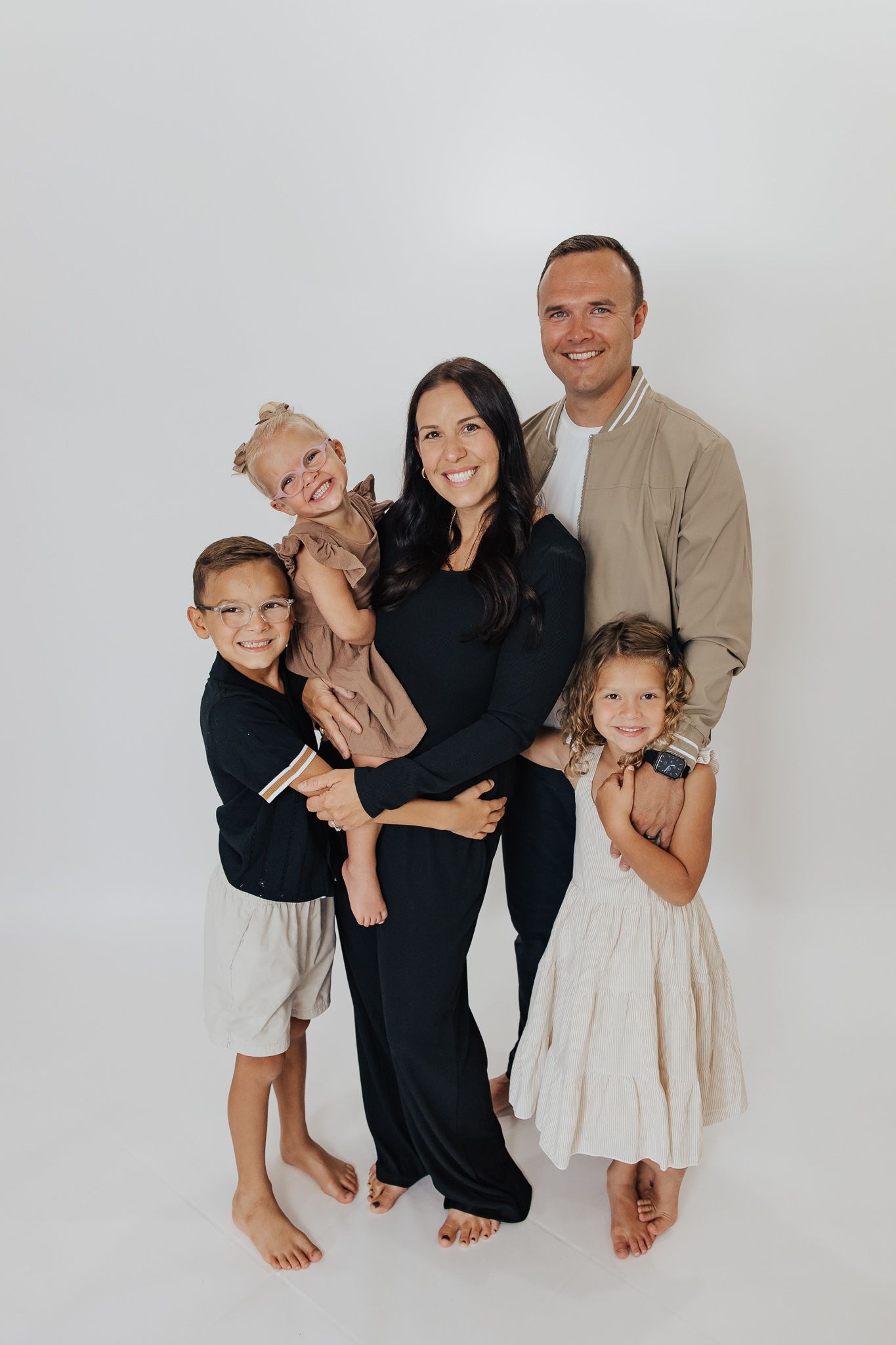 Family in studio