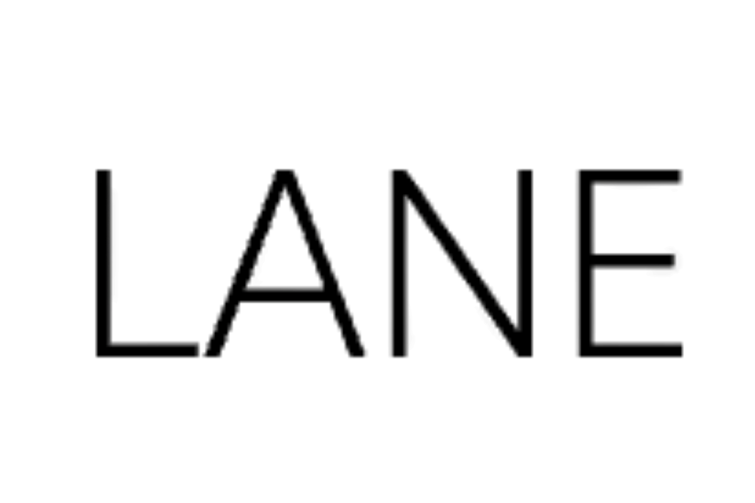 LANE brand logo displayed in bold black serif font on a clean white background.