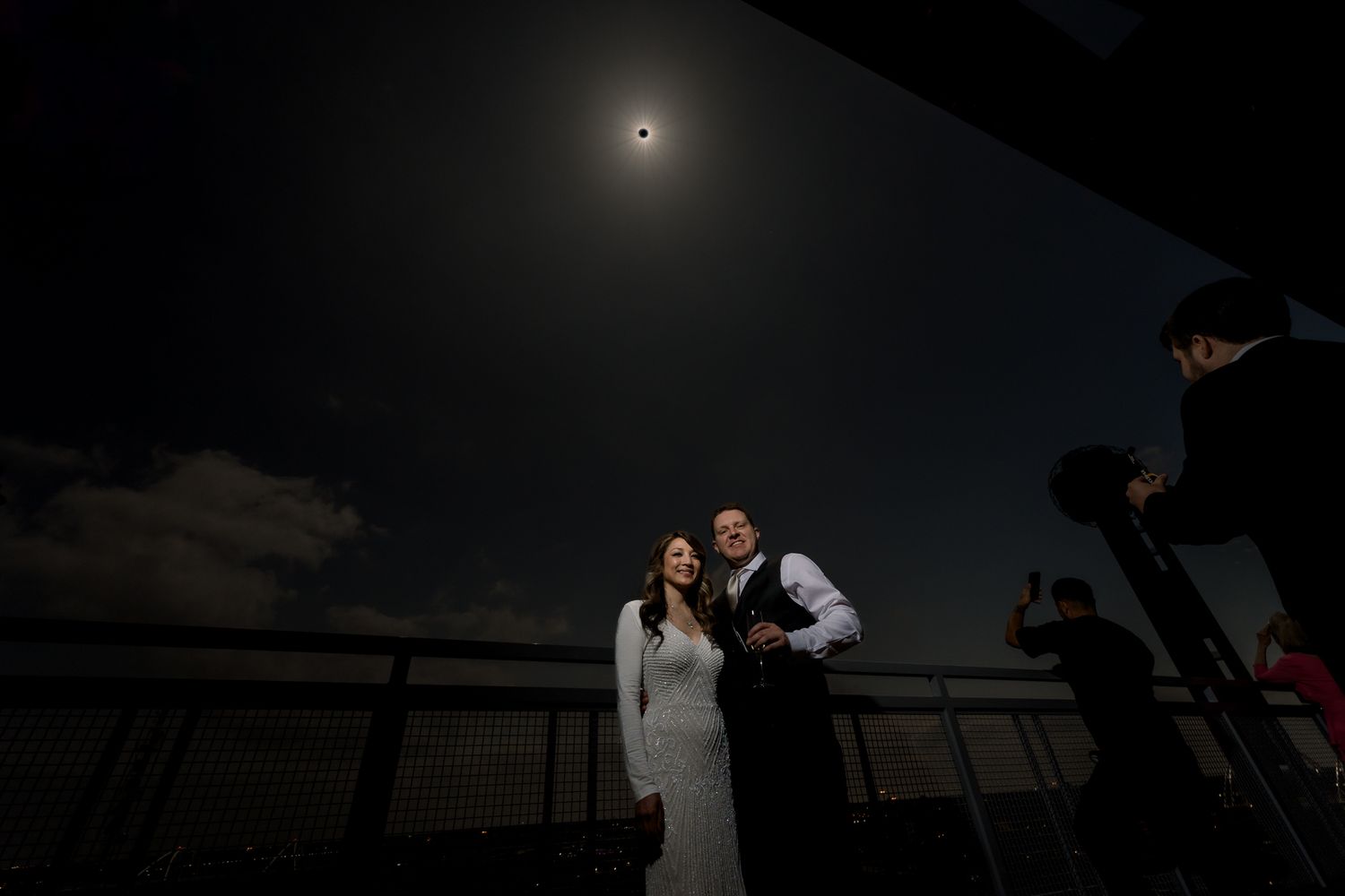 Solar Eclipse wedding day