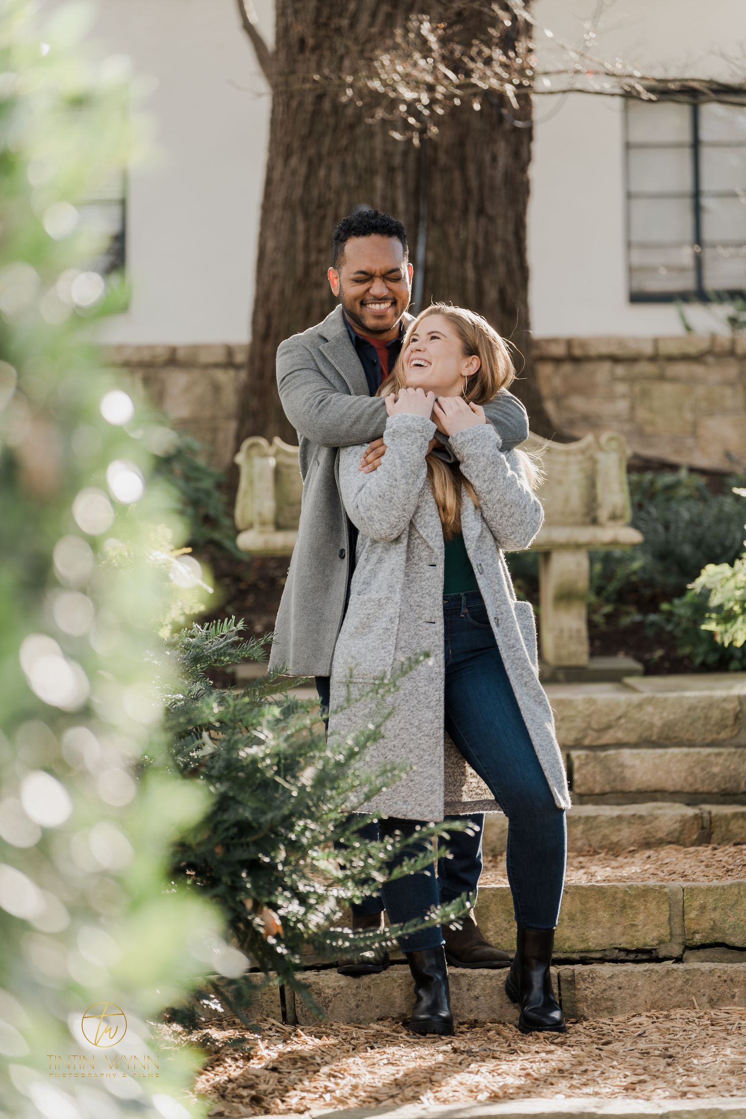 Ron & Jessie's marriage proposal at the Dallas Arboretum