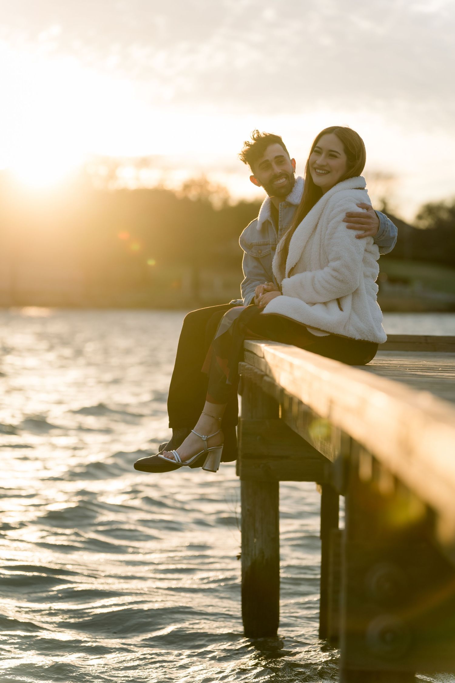 Leonard and Yakelin's marriage proposal at Whiterock Lake