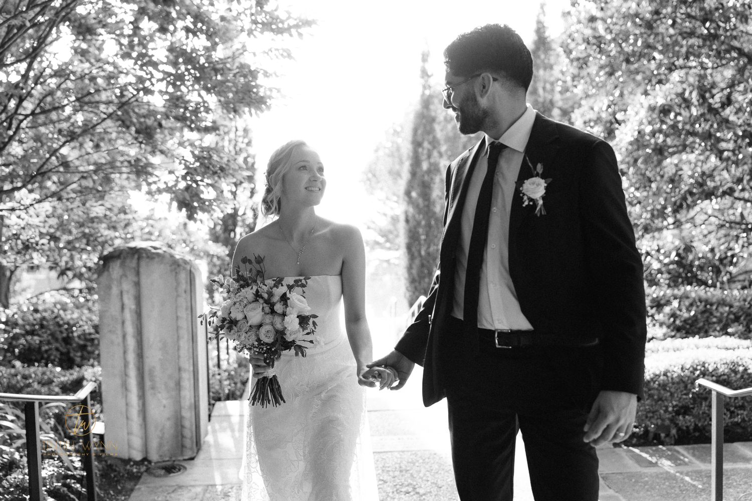 Yana and Frank's Golden hour session at The Dallas Arboretum