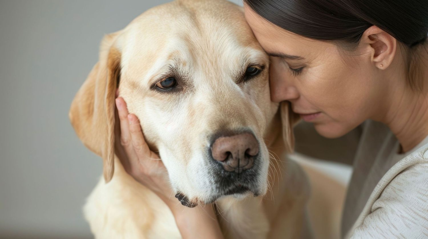 Nostalgifotografering med en älskad hund ett värdefullt minne