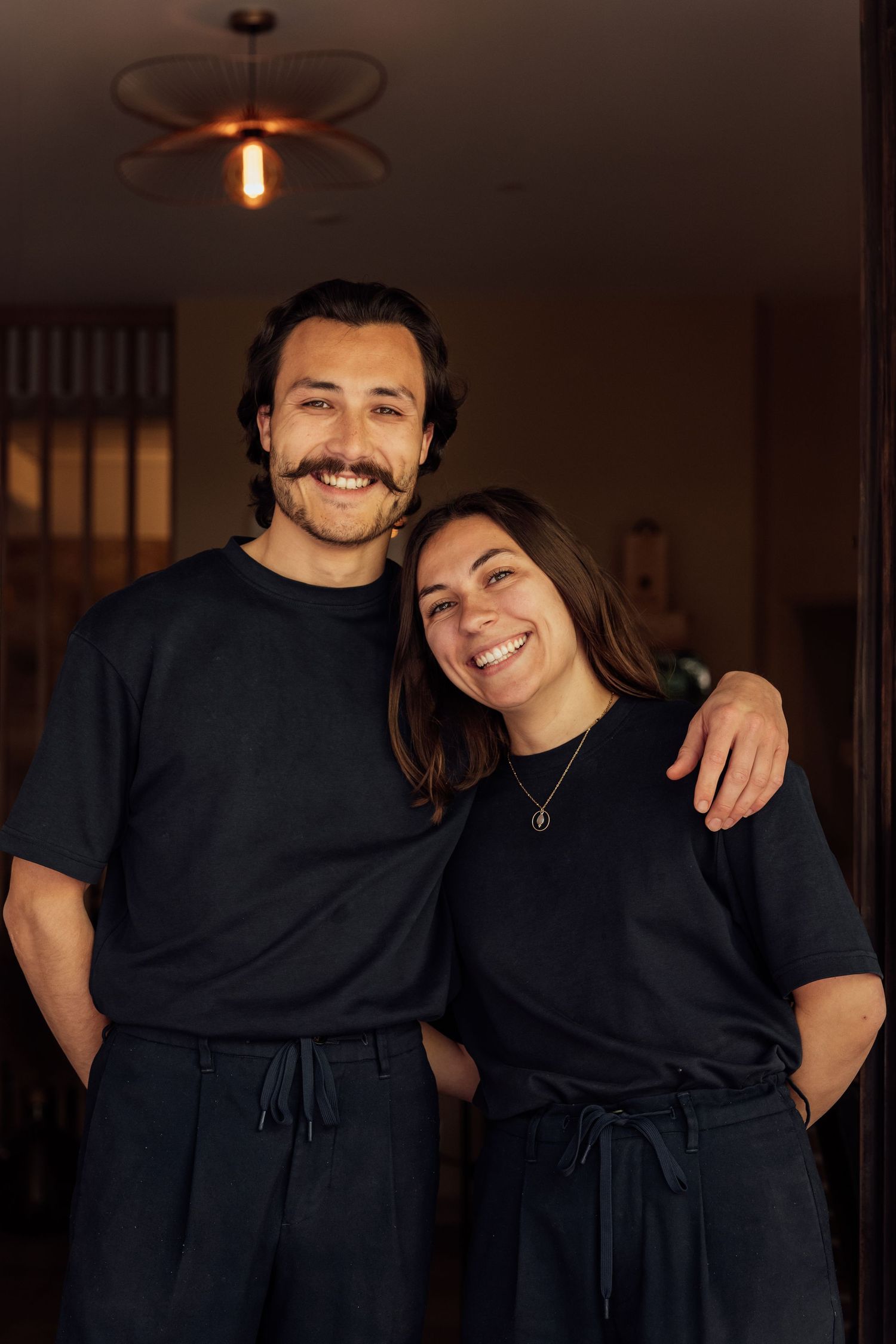 Portrait des gérants du restaurant Aux Envies à Saint-Rémy-de-Provence.
