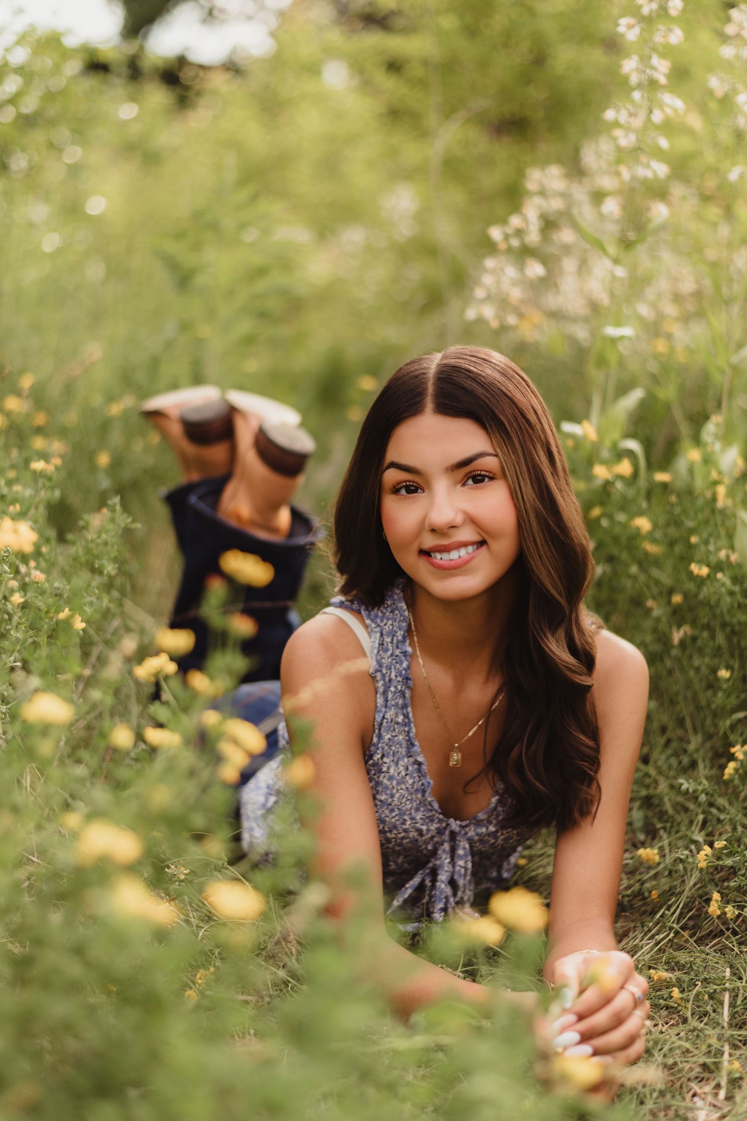 High school senior portrait by a senior photographer in Lafayette, Indiana capturing confidence, personality, and graduation memories
