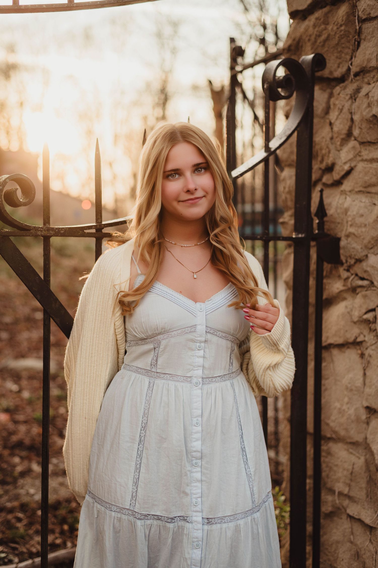 High school senior portrait by a senior photographer in Lafayette, Indiana capturing confidence, personality, and graduation memories